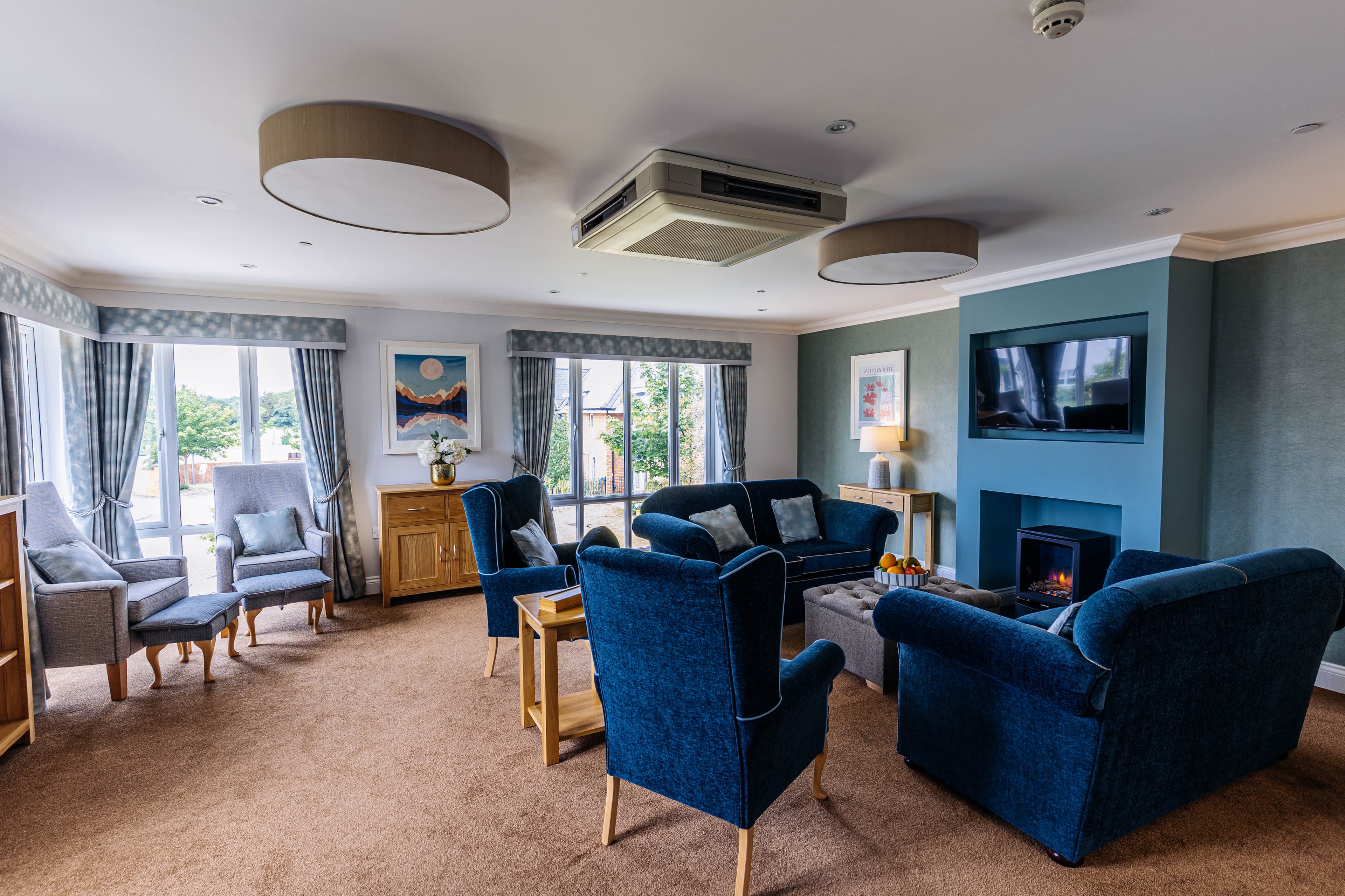 Communal  Area at Oak Grange Care Home in Chester, Cheshire