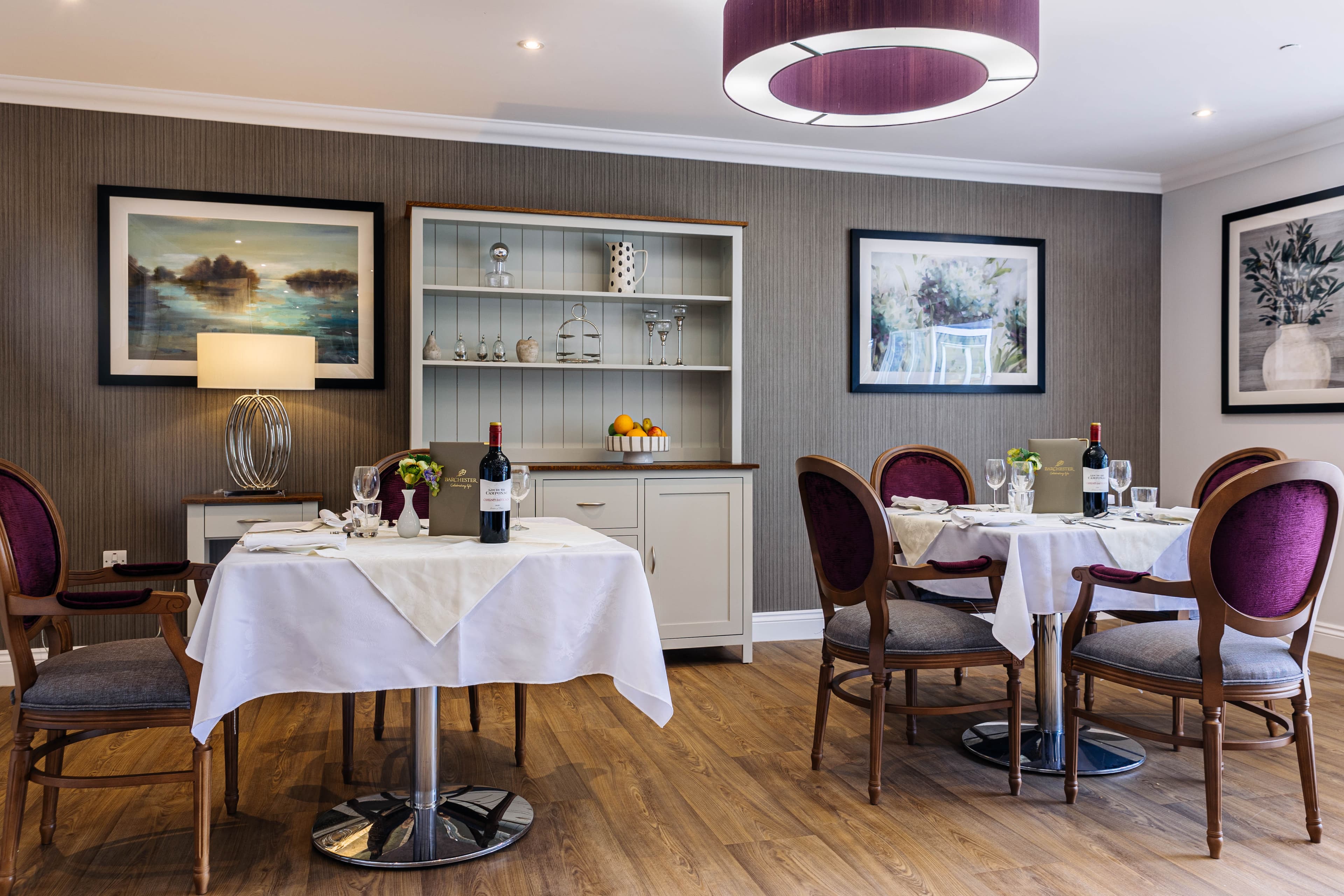 Dining Room at Oak Grange Care Home in Chester, Cheshire