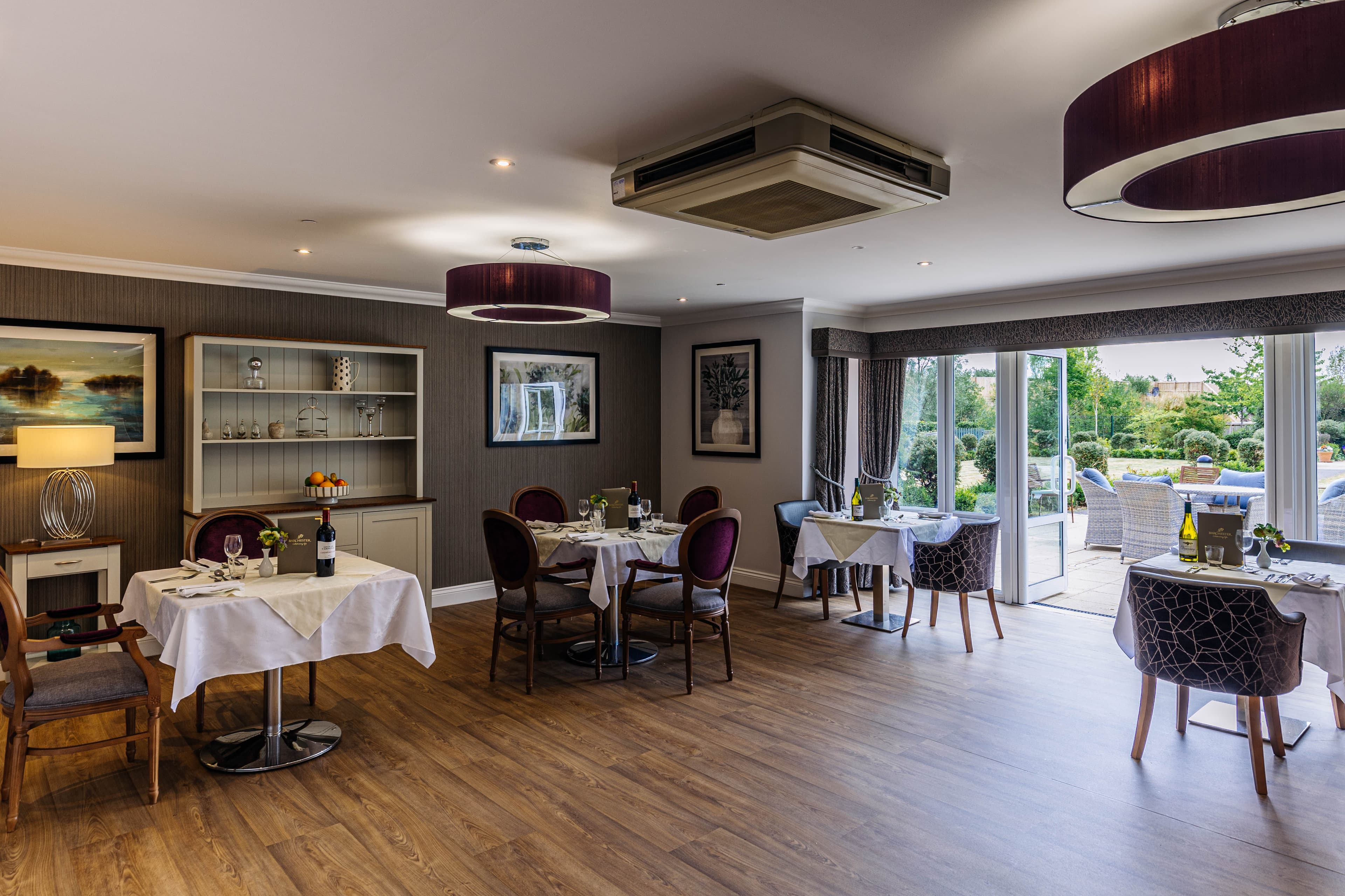 Dining Room at Oak Grange Care Home in Chester, Cheshire