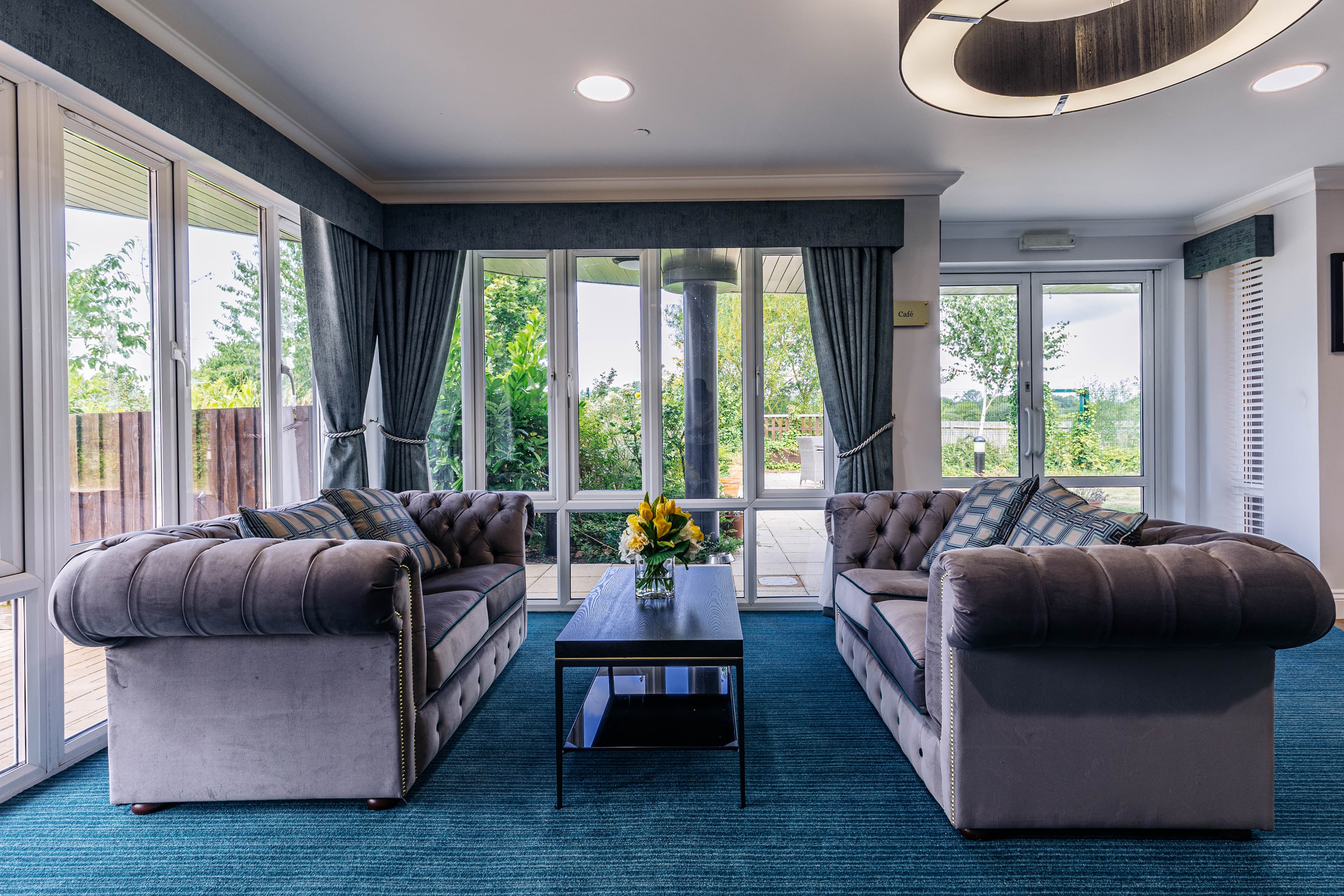 Communal  Area at Oak Grange Care Home in Chester, Cheshire