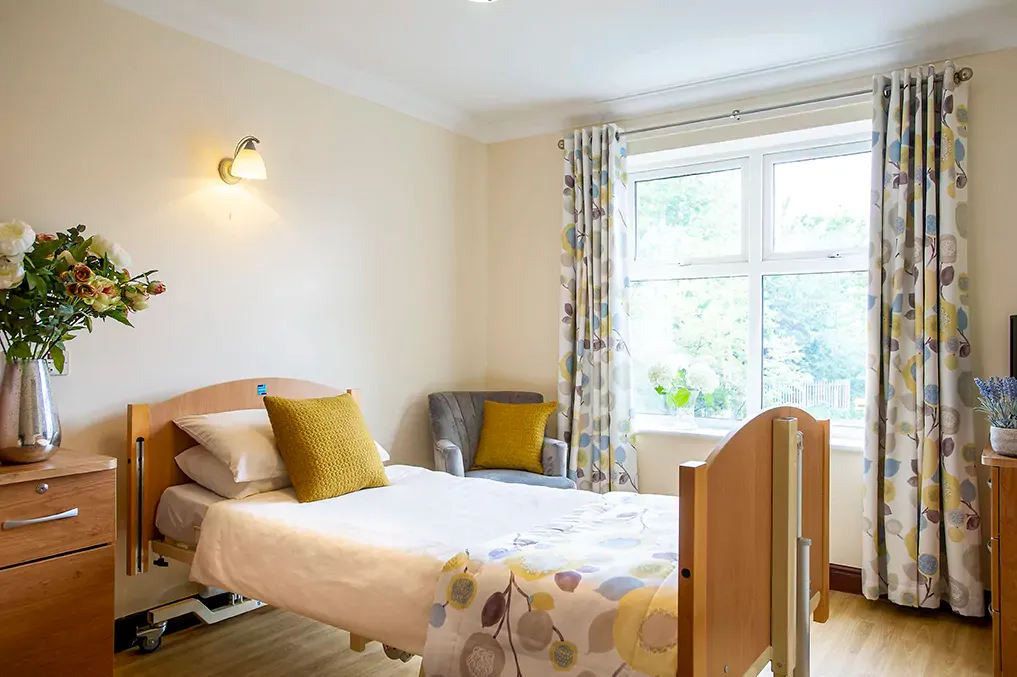 Bedroom at Bramley Court Care Home in Cambridge, Cambridgeshire