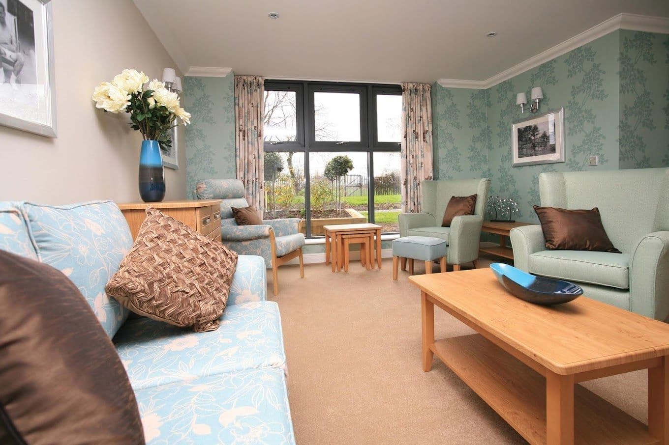 Communal Lounge at Exterior of Briarscroft Care Home in Birmingham, West Midlands