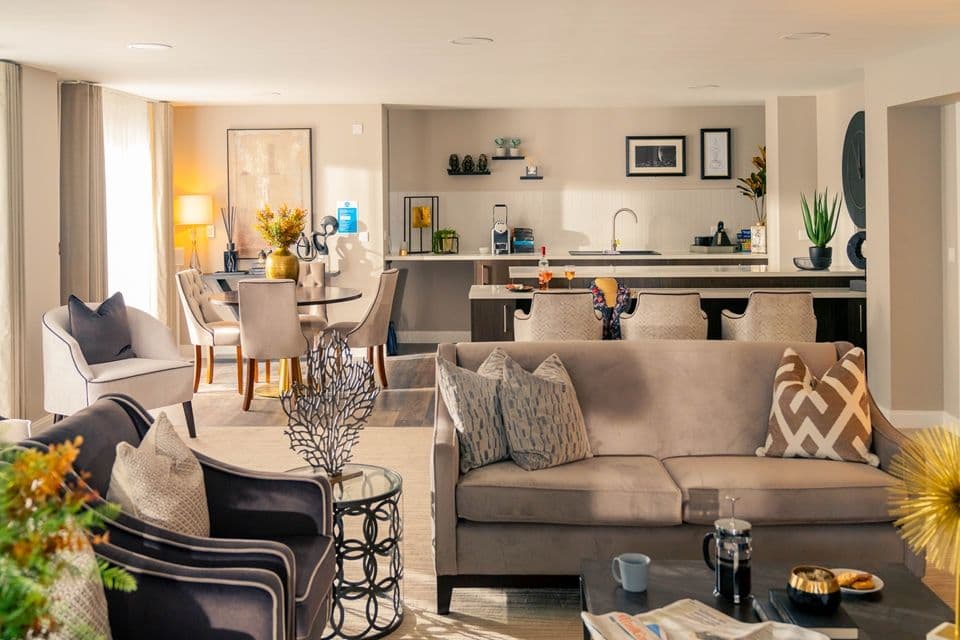 Communal Lounge at Bridoake Court Retirement Development in Wigan, Greater Manchester