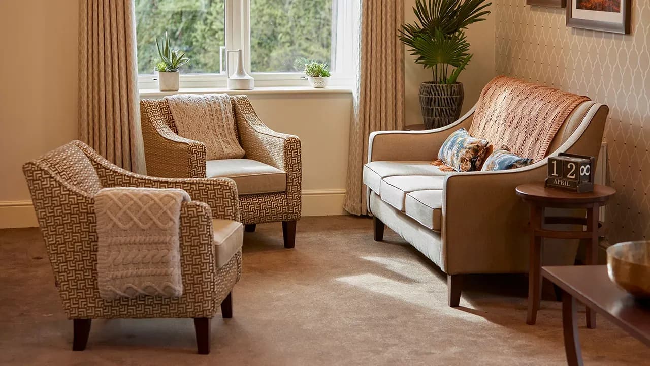 Communal Area at Bridge Manor Care Home in Wolverhampton, West Midlands