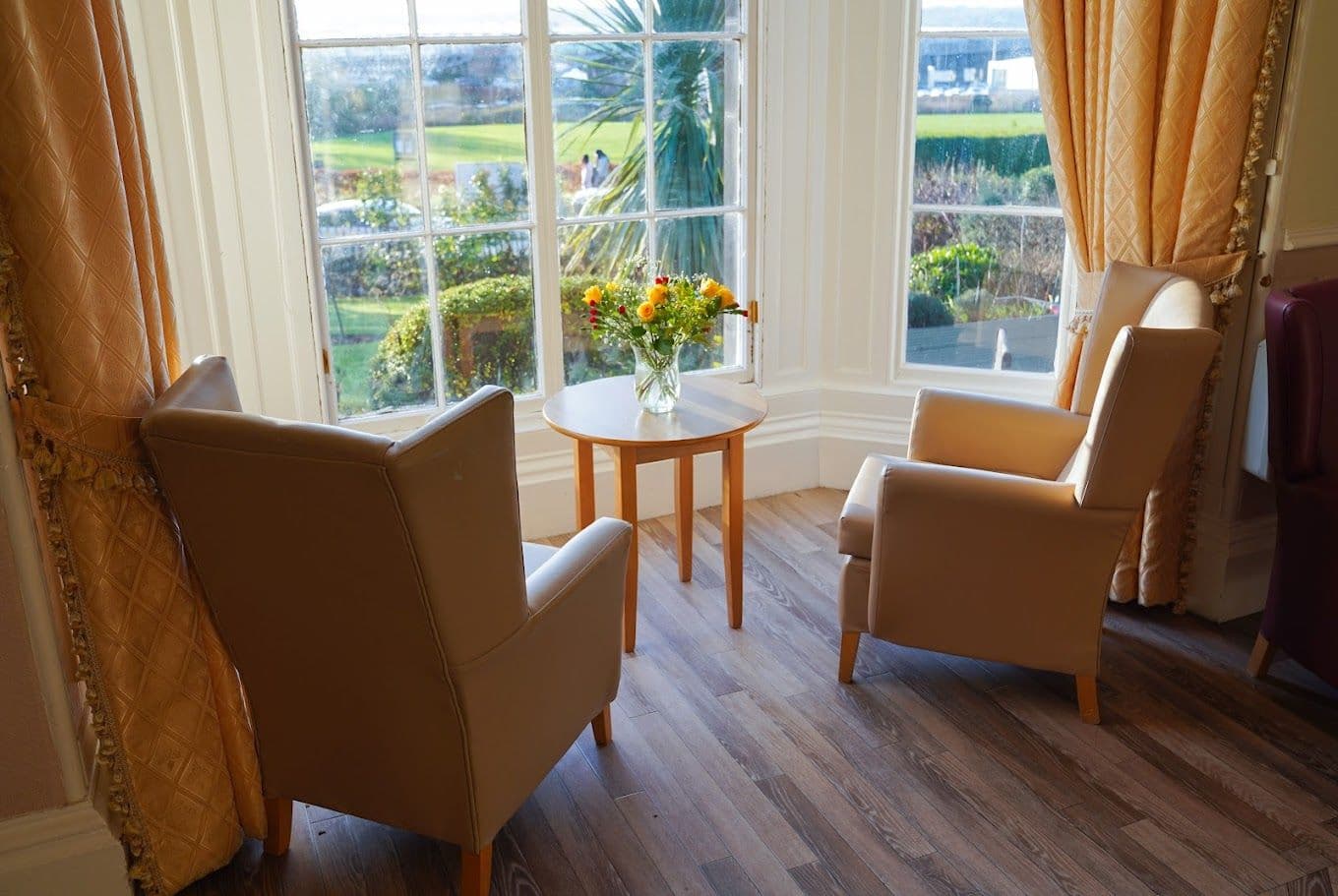 Communal Area at Bridge view Care hHome in Dundee, Scotland