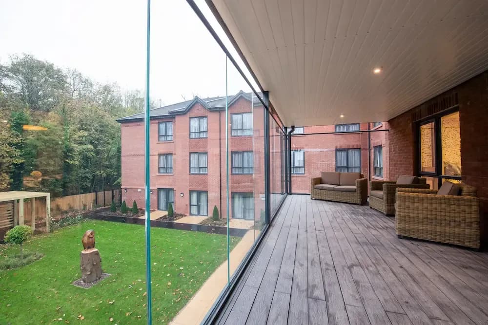 Bridgewater Manor Care Home indoor terracing