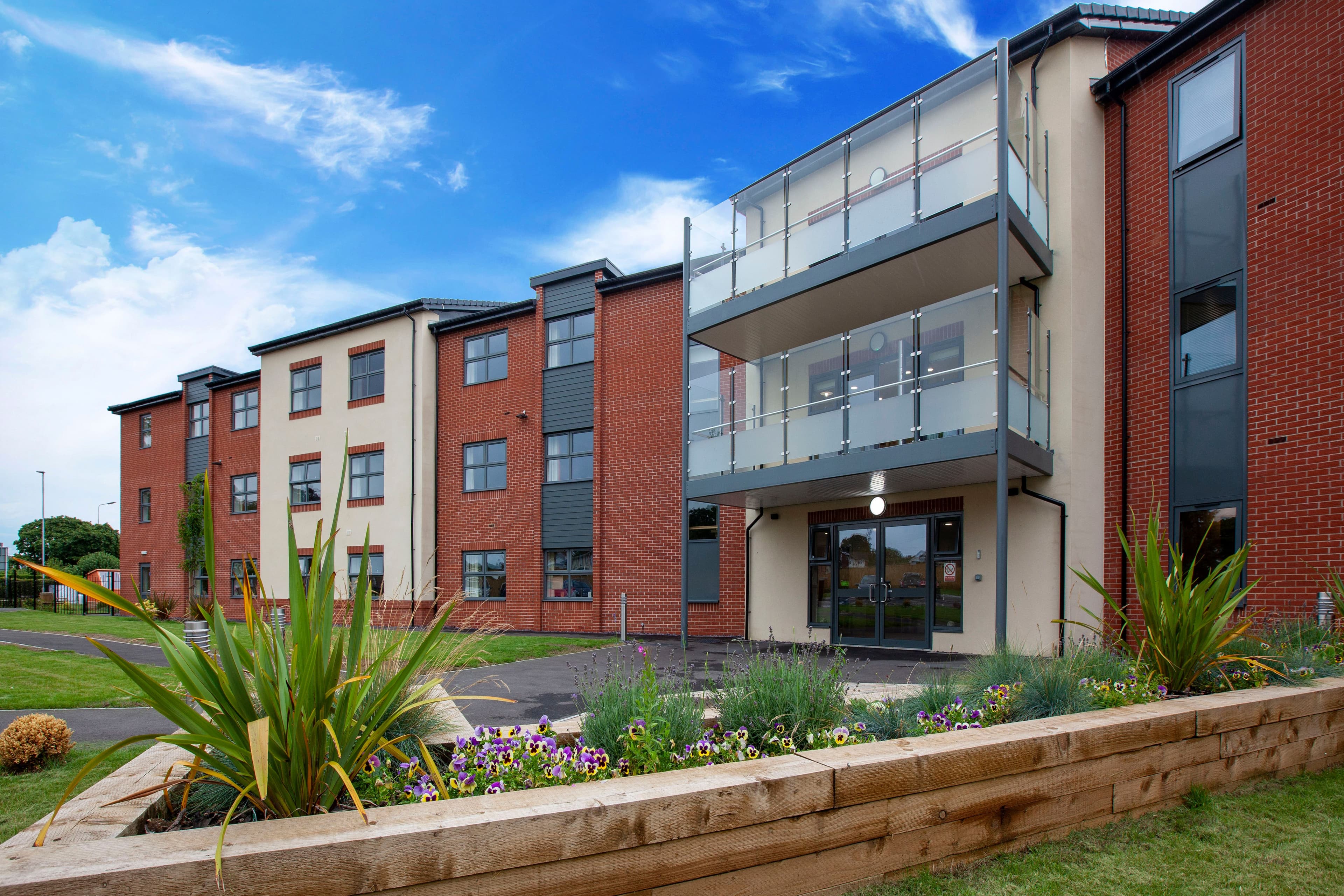 Exterior of Briggs Lodge Care Home in Devizes, Wiltshire