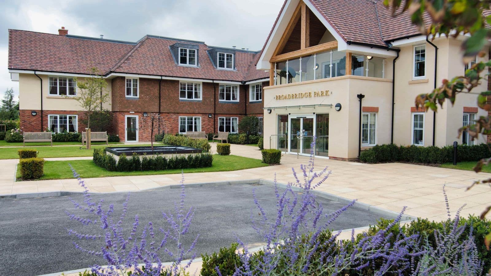 Exterior of Broadbridge Care Home in Horsham, West Sussex