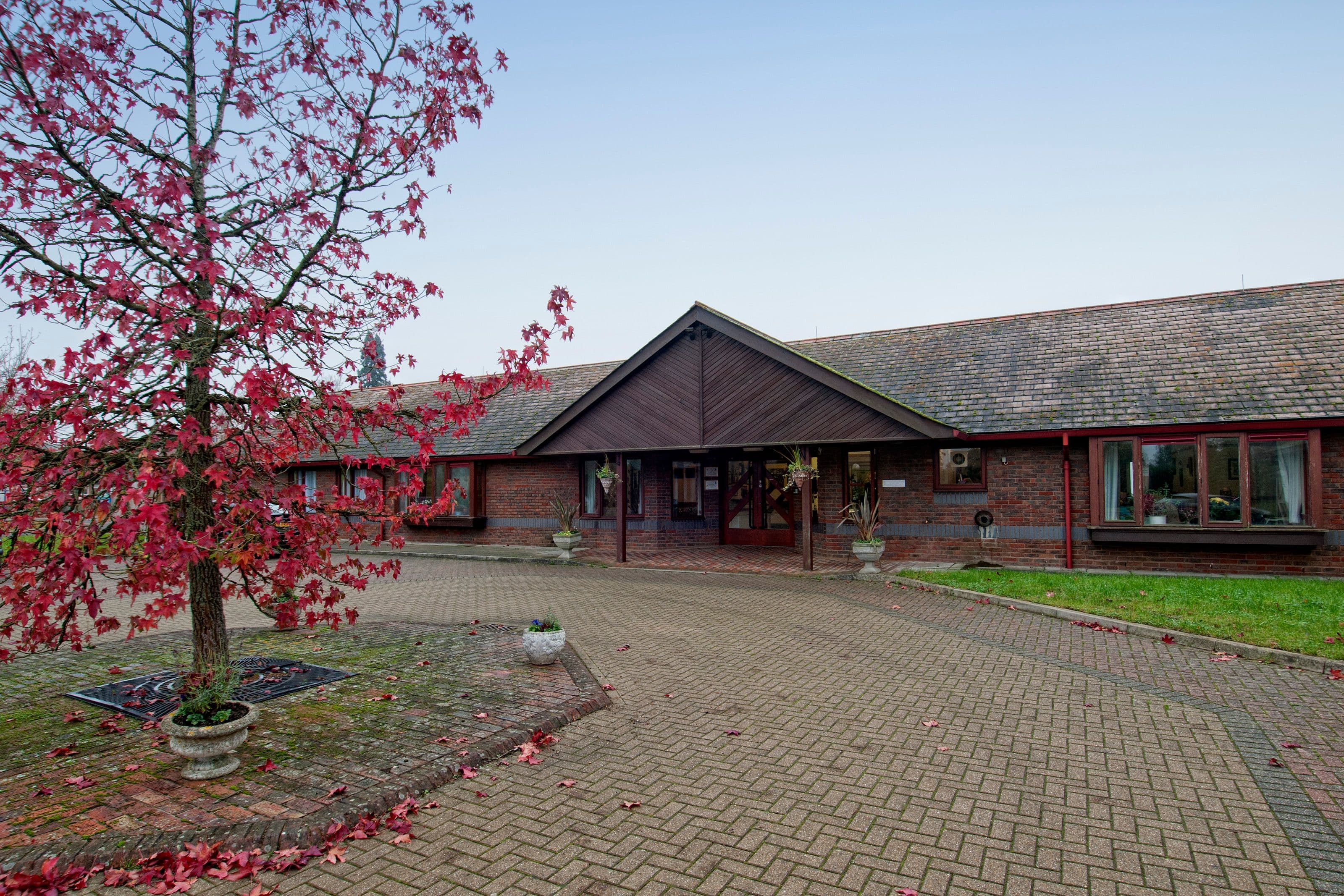 Exterior of Broadwater Lodge care home in Godalming, Surrey