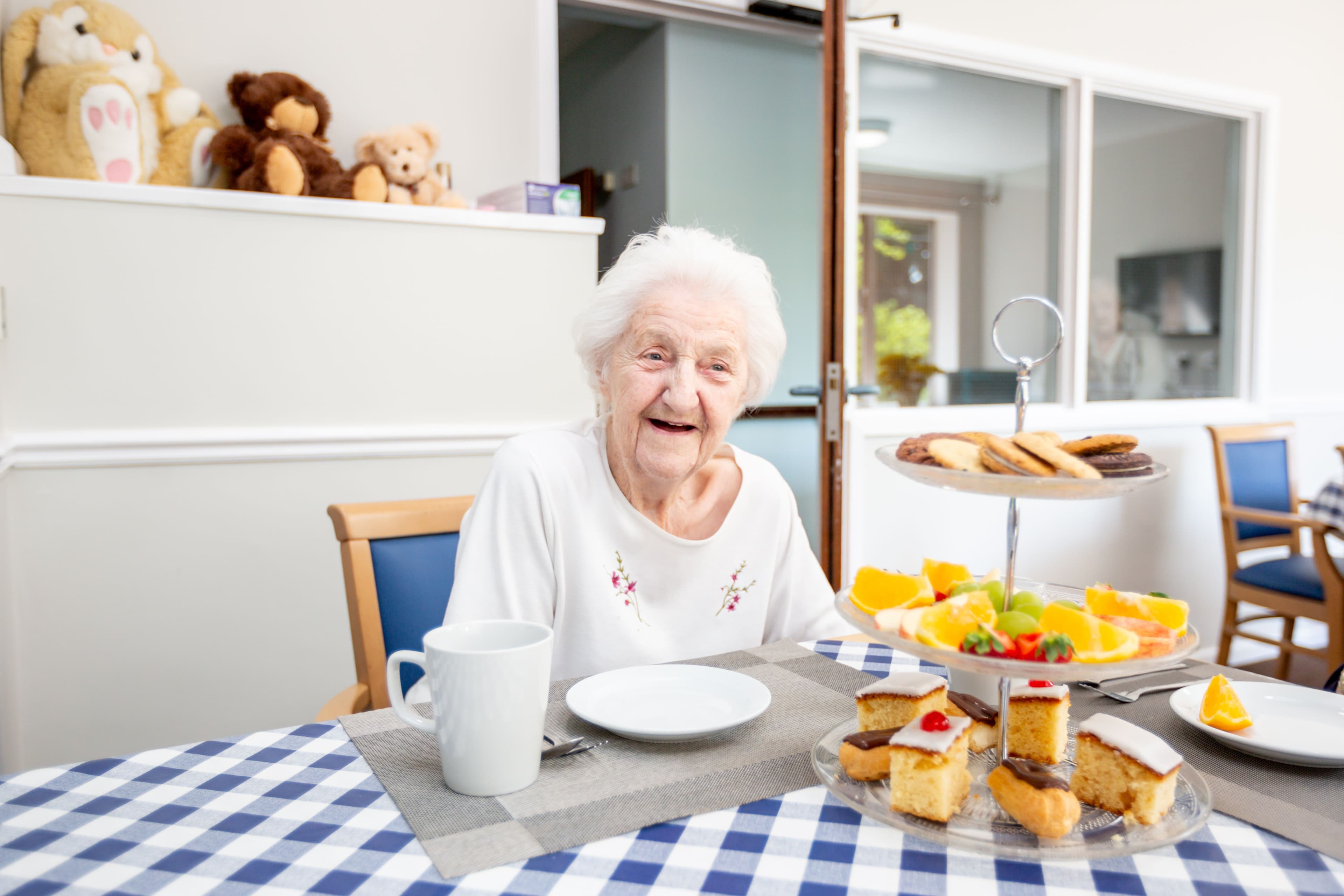 Resident at Brook House care home in Cambridge 