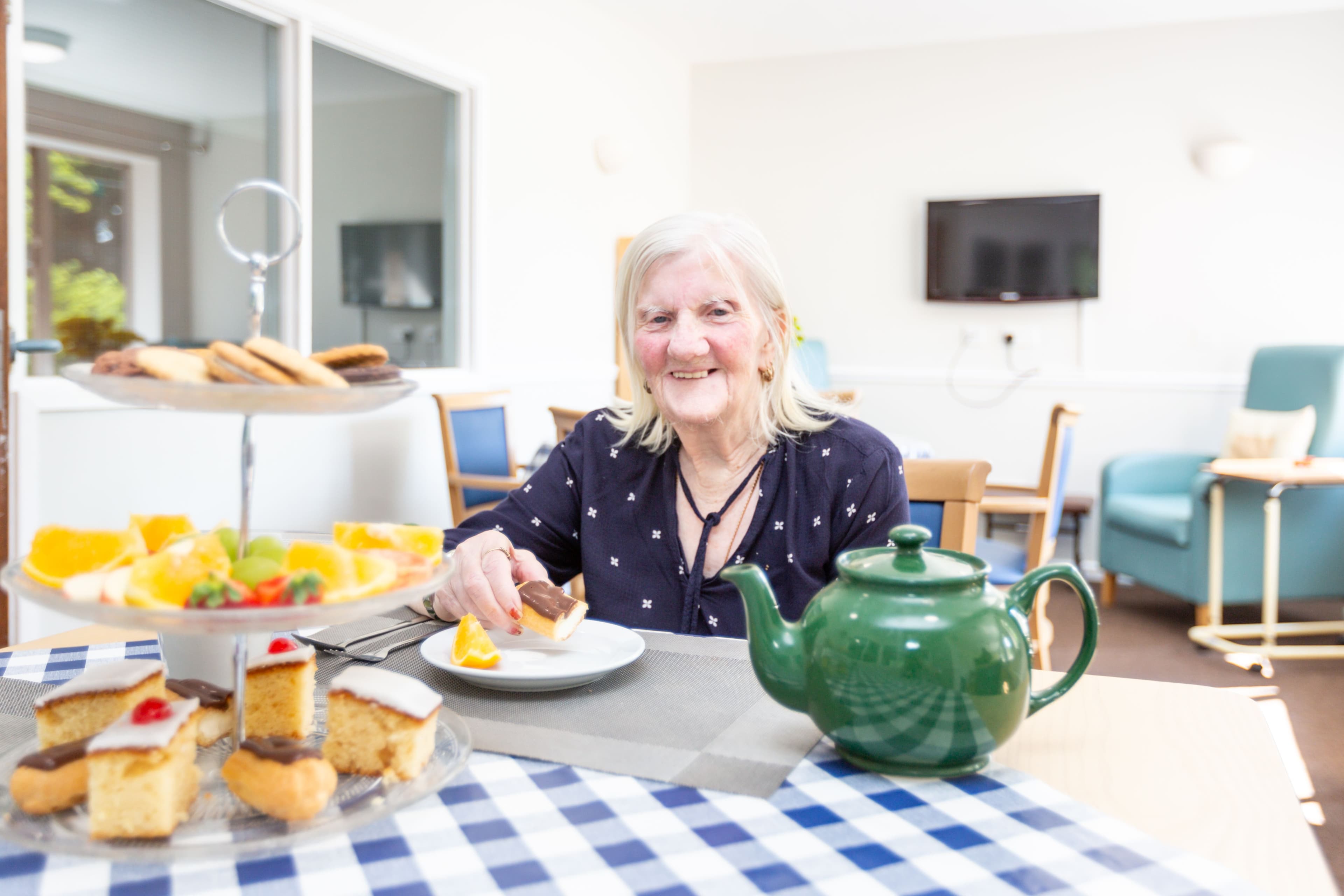 Resident at Brook House care home in Cambridge 