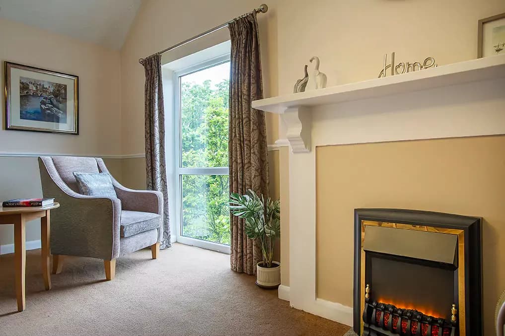 Bedroom at Brooklands Care Home in Norwich, Norfolk