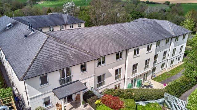 Exterior of Brunel House Care Home in Corsham, Wiltsire