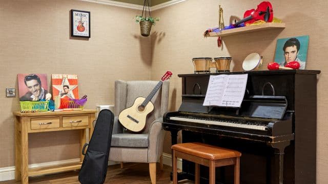 Activity Room at Brunel House Care Home in Corsham, Wiltsire