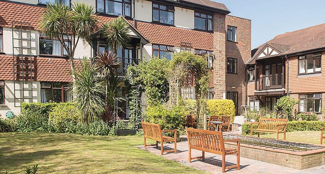 Garden of Westcombe Park Care Home in London, England