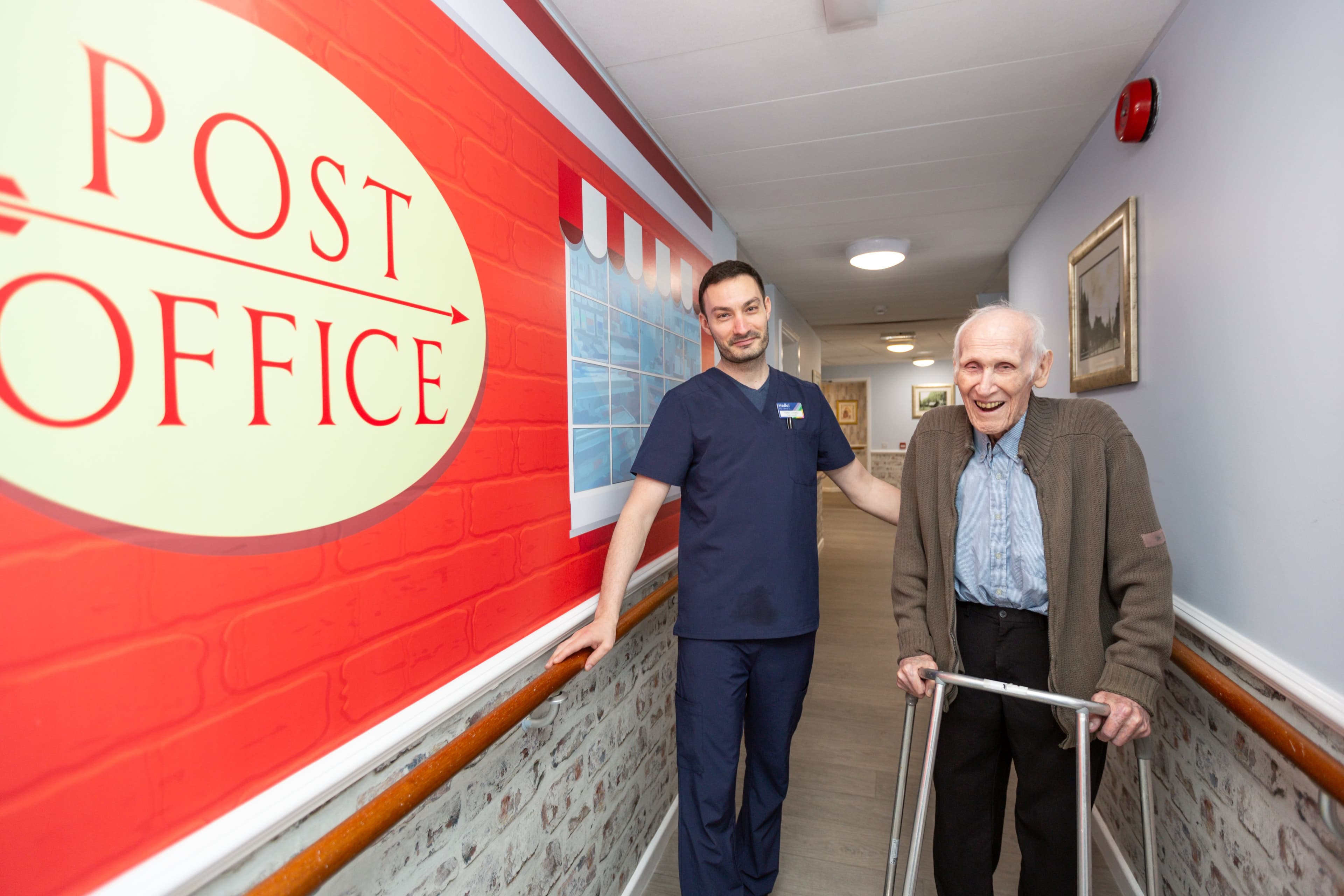 Residents at Buchan House care home in Cambridge