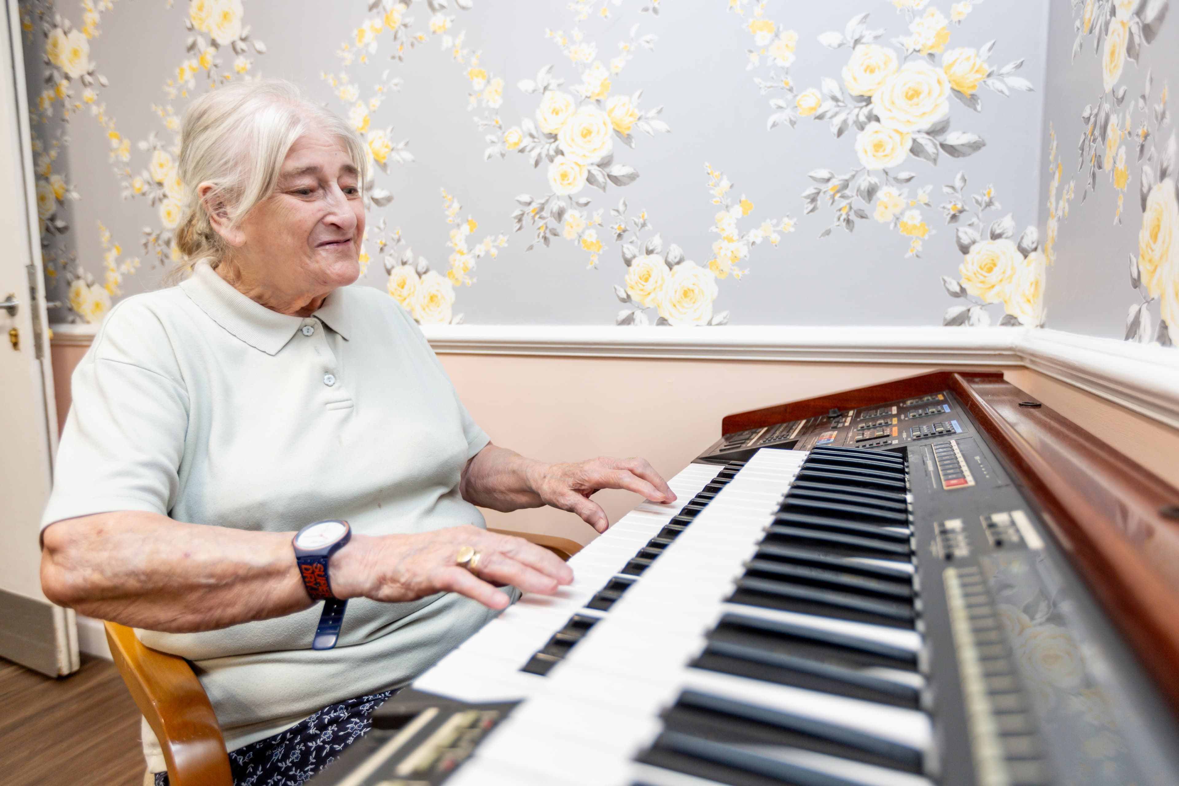 Resident at Buchan House care home in Cambridge