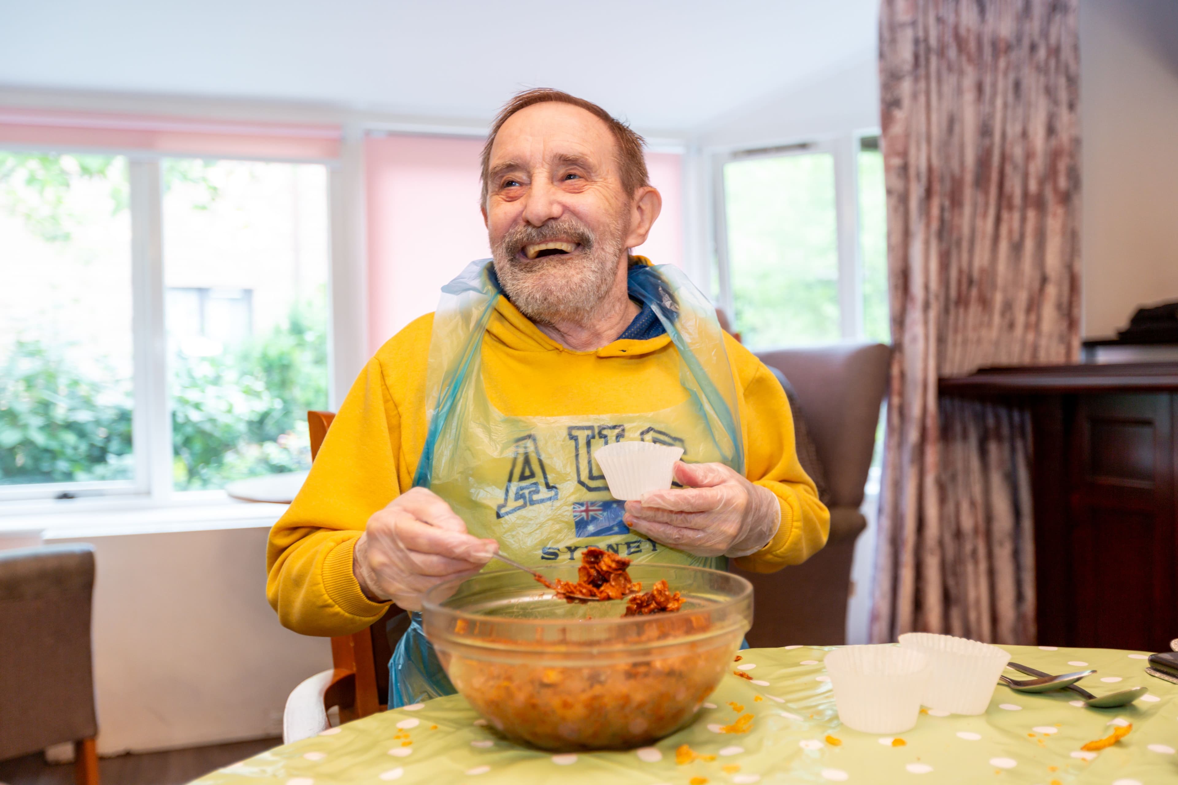 Resident at Buchan House care home in Cambridge