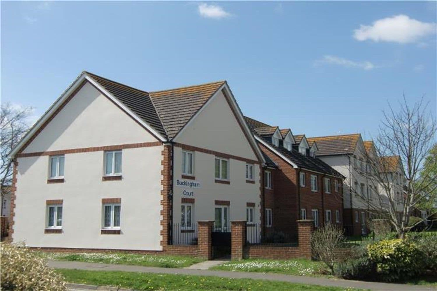 Exterior of Buckingham Court Retirement Development in Bognor Regis, West Sussex