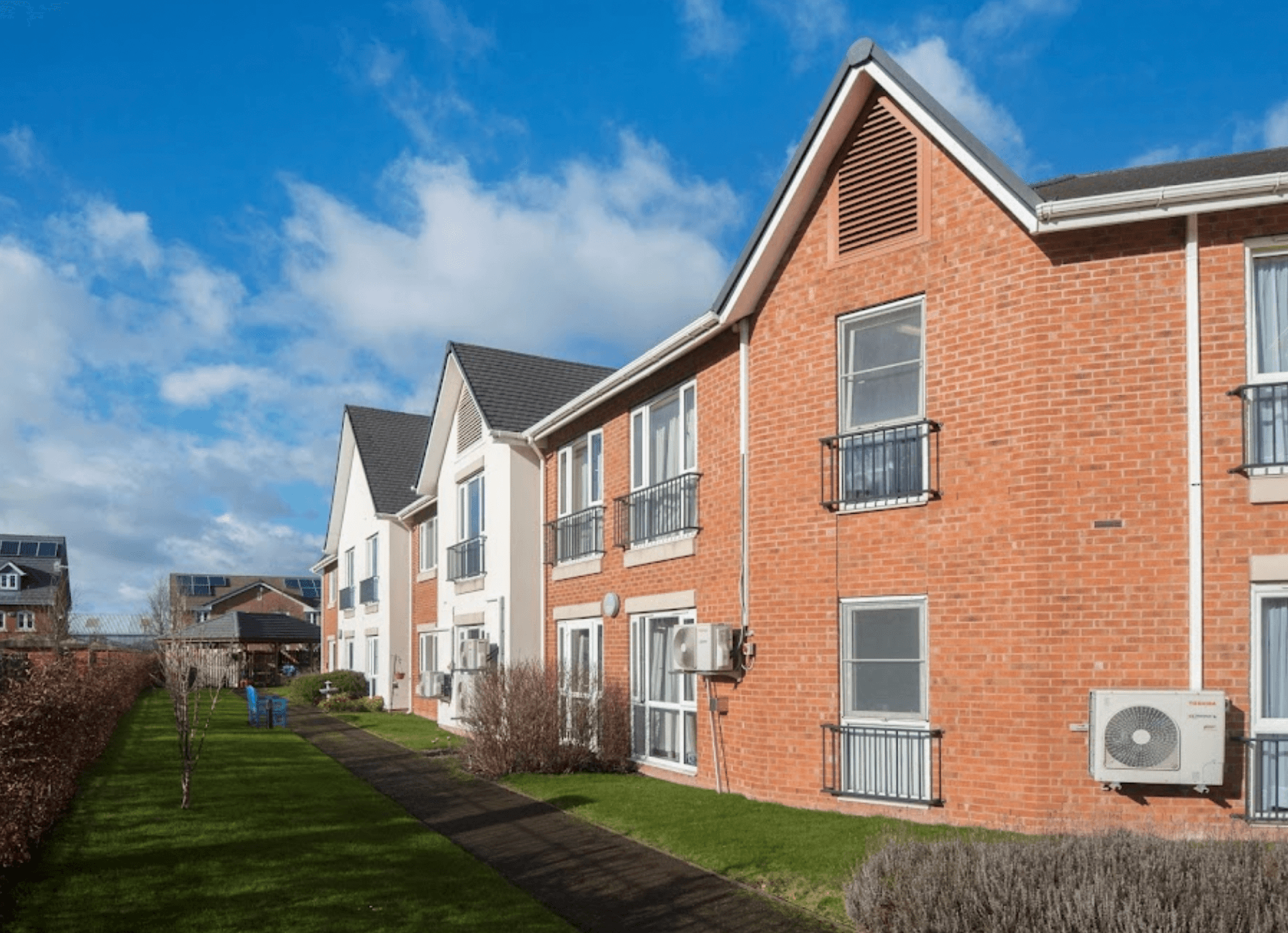 Exterior of Canning Court Care Home in Stratford-upon-Avon, Warwickshire