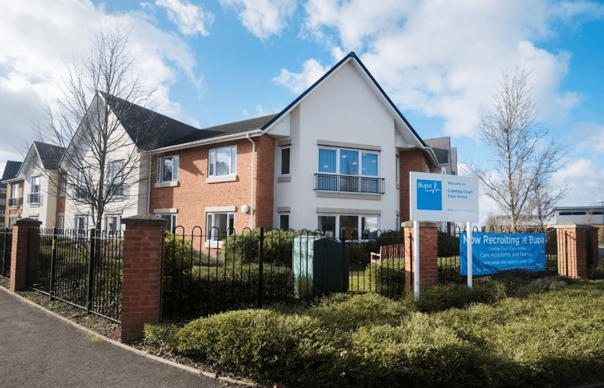 Exterior of Canning Court Care Home in Stratford-upon-Avon, Warwickshire