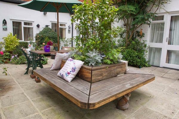 Garden at Clare House Care Home in Uxbridge, London