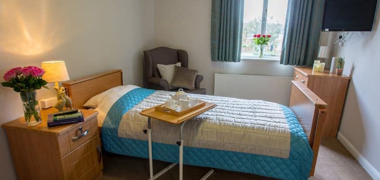 Bedroom at Clare House Care Home in Uxbridge, London