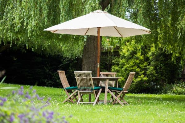 Garden at Clare House Care Home in Uxbridge, London