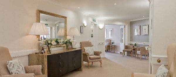 Communal Area at Crossley House Care Home in Bradford, West Yorkshire 