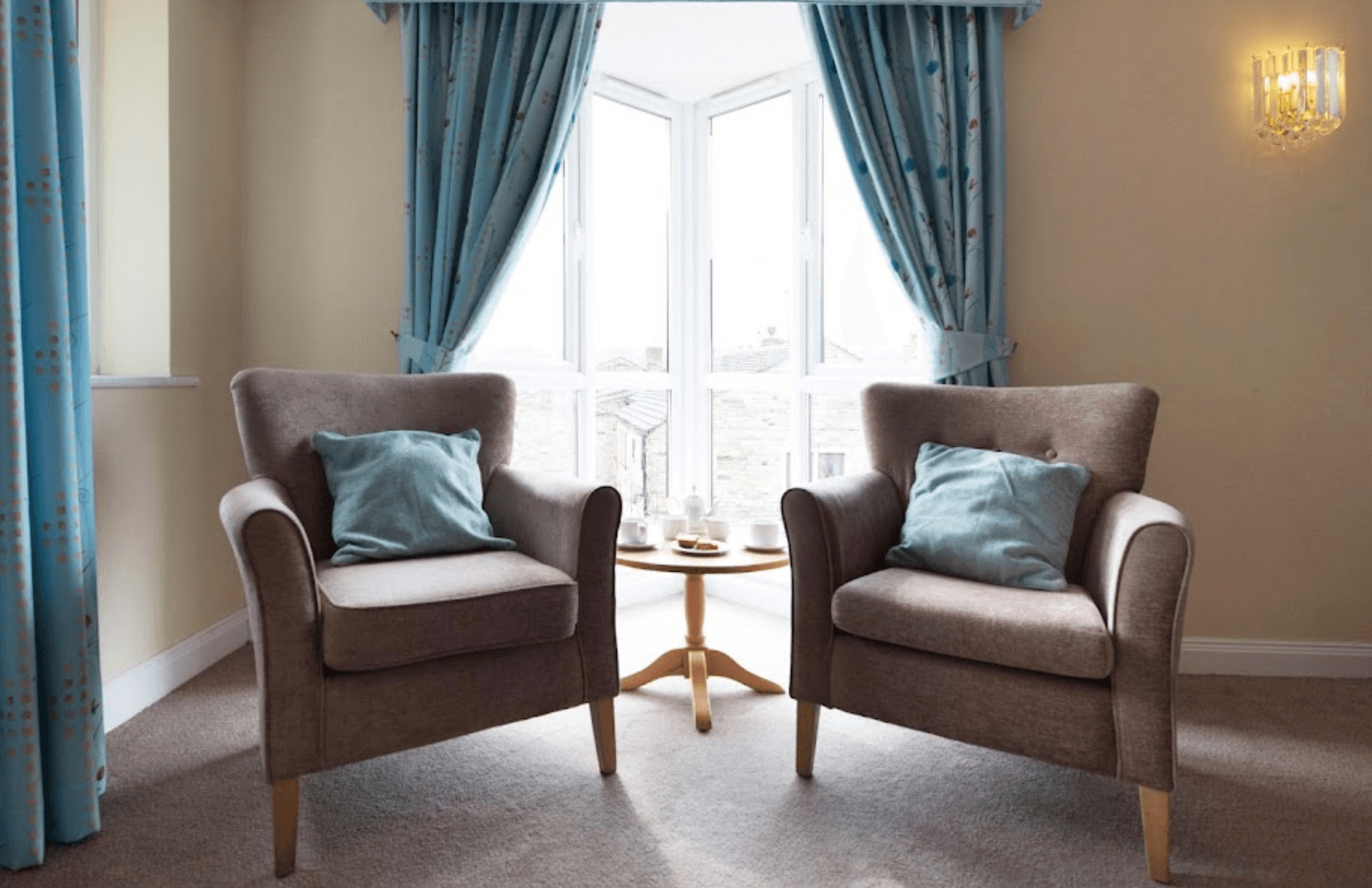 Communal Area at Crossley House Care Home in Bradford, West Yorkshire 