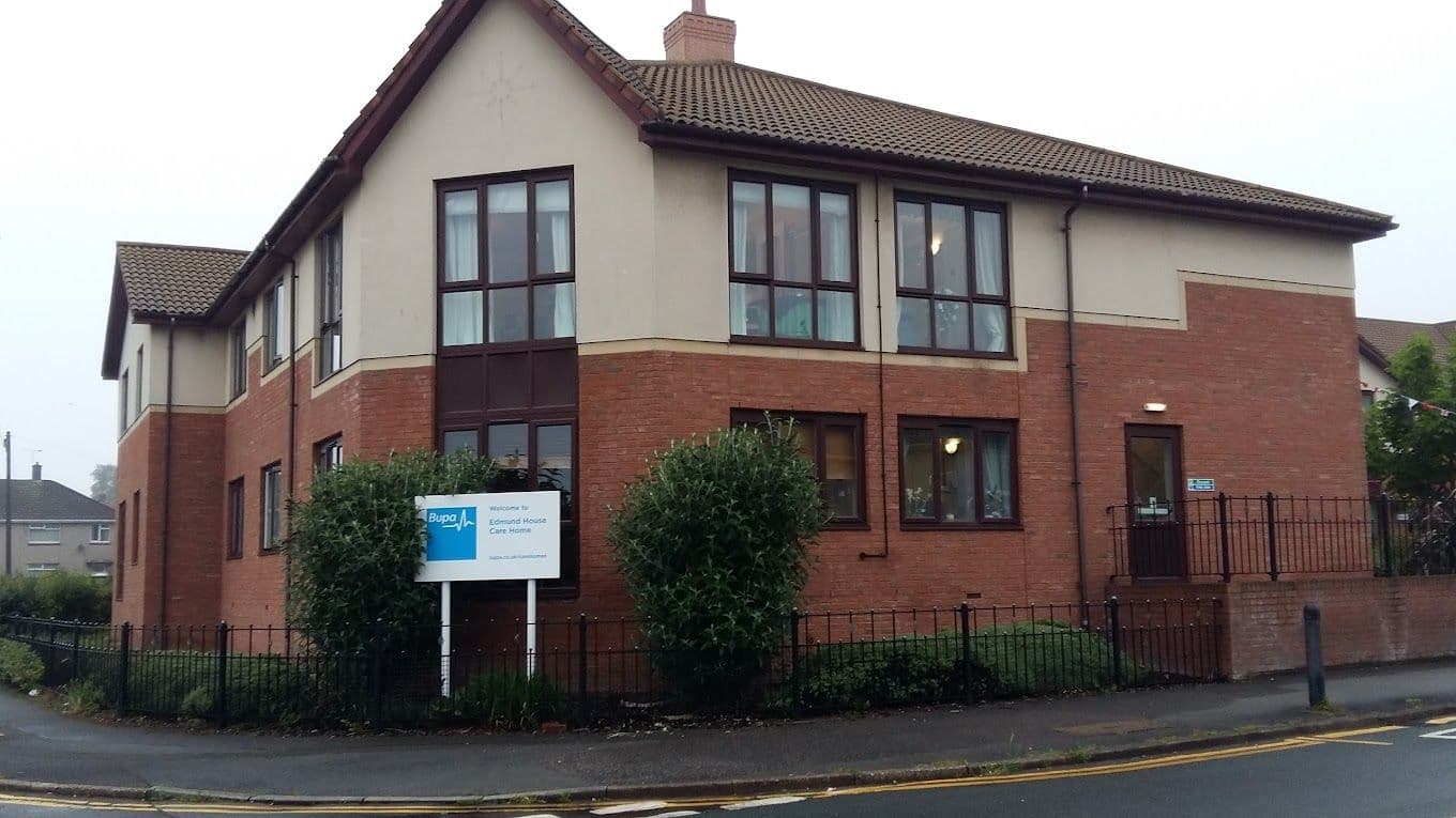 Exterior of Edmund House Care Home in Scunthorpe, North Lincolnshire