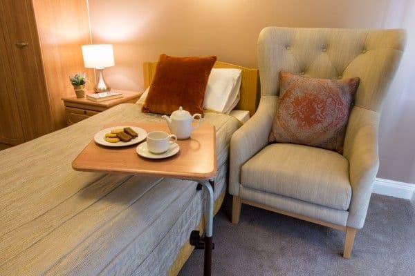 Bedroom at Edmund House Care Home in Scunthorpe, North Lincolnshire