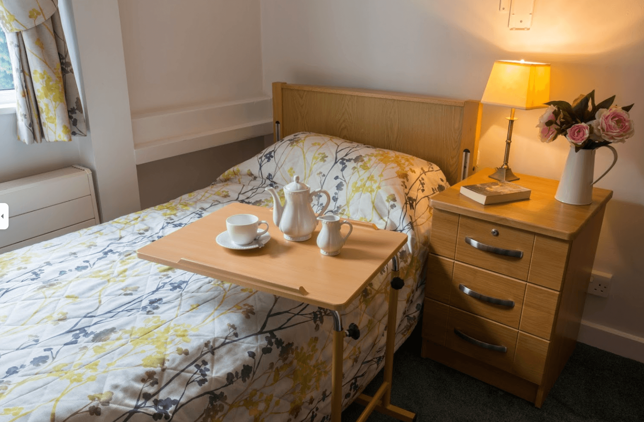 Bedroom at Field House Care Home in Harpenden, Hertfordshire