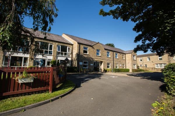 Exterior of Lindley Grange Care Home in Huddersfield, Kirklees