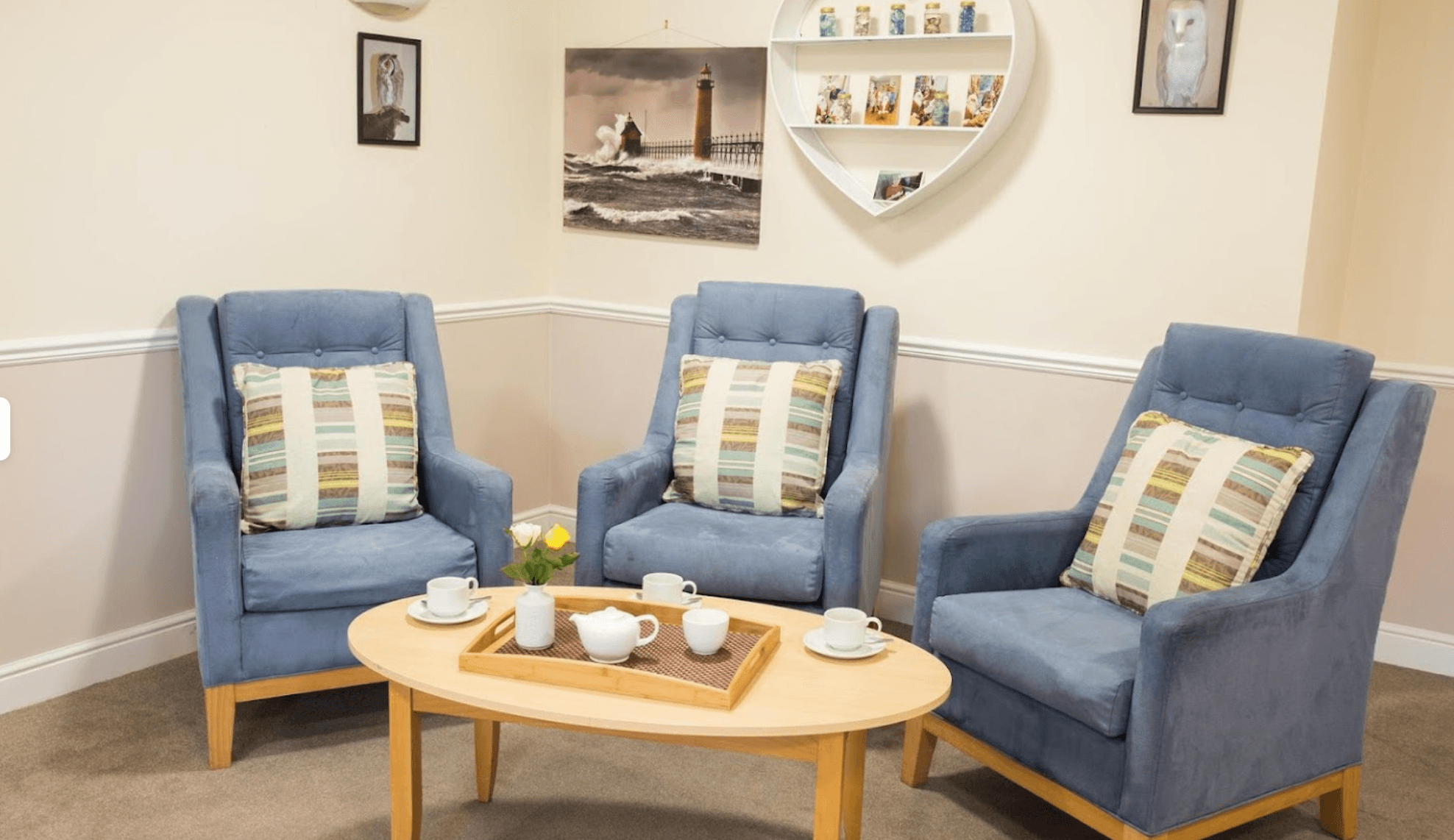 Communal Area at Oak Lodge Care Home in Southampton, Hampshire