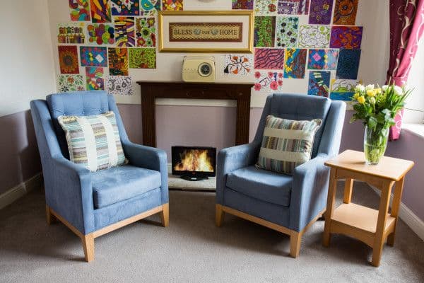 Communal Area at Oak Lodge Care Home in Southampton, Hampshire