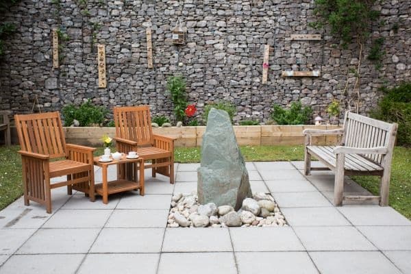 Garden at Oak Lodge Care Home in Southampton, Hampshire