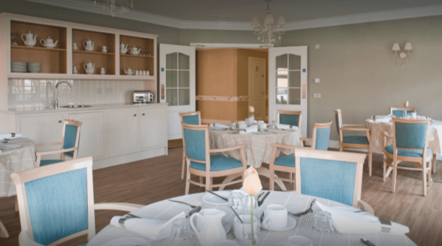 Dining Room at Ridley Park Care Home in Blyth, Northumberland