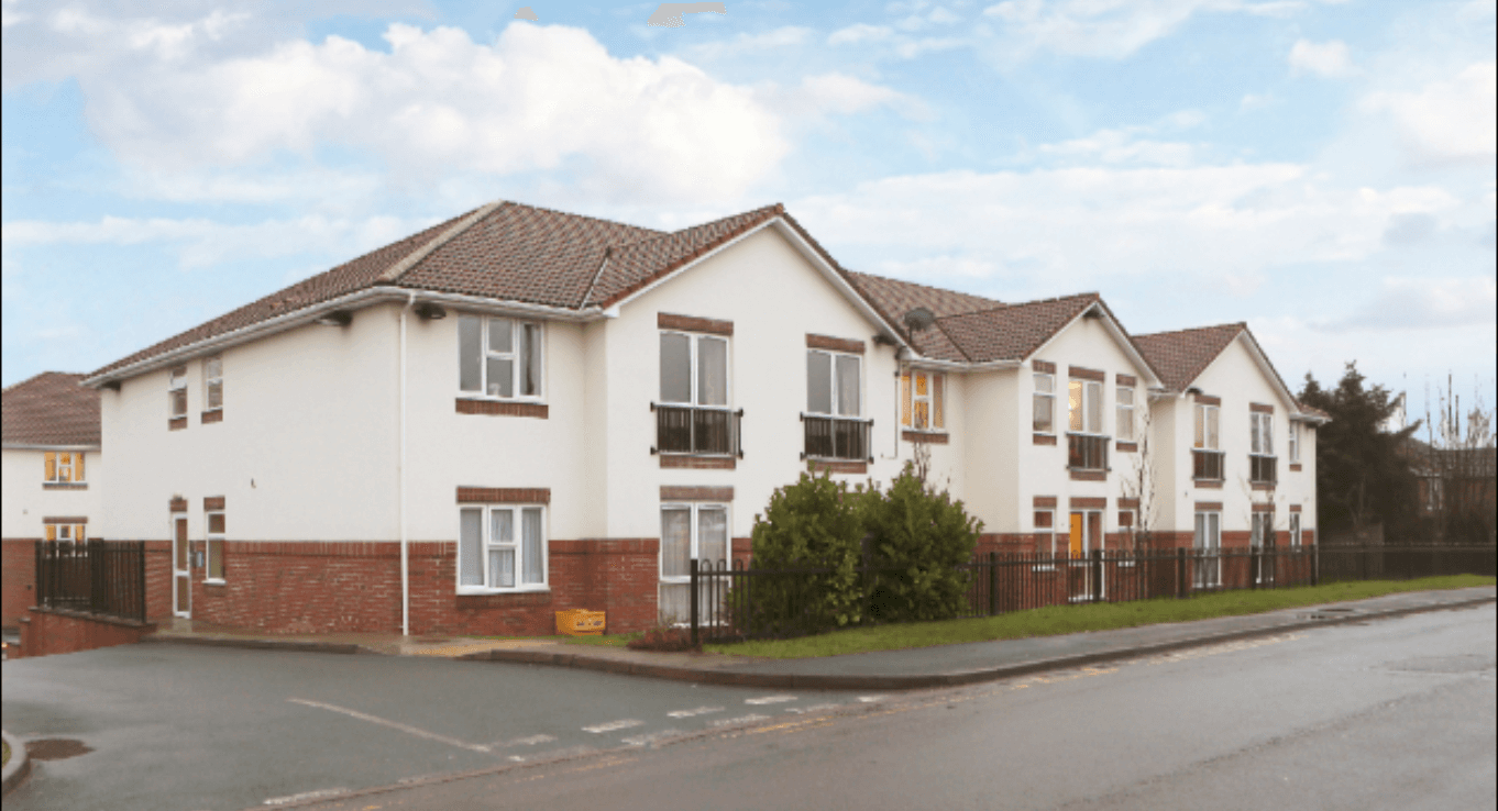 Exterior of The Springs care home in Malvern, Worcestershire