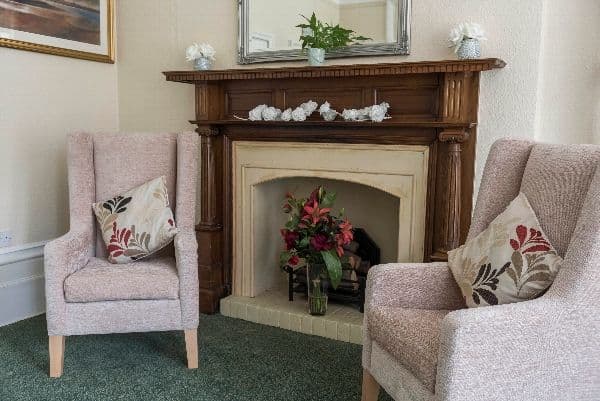 Communal Area at Staplehurst Manor Care Home in Tonbridge, Kent