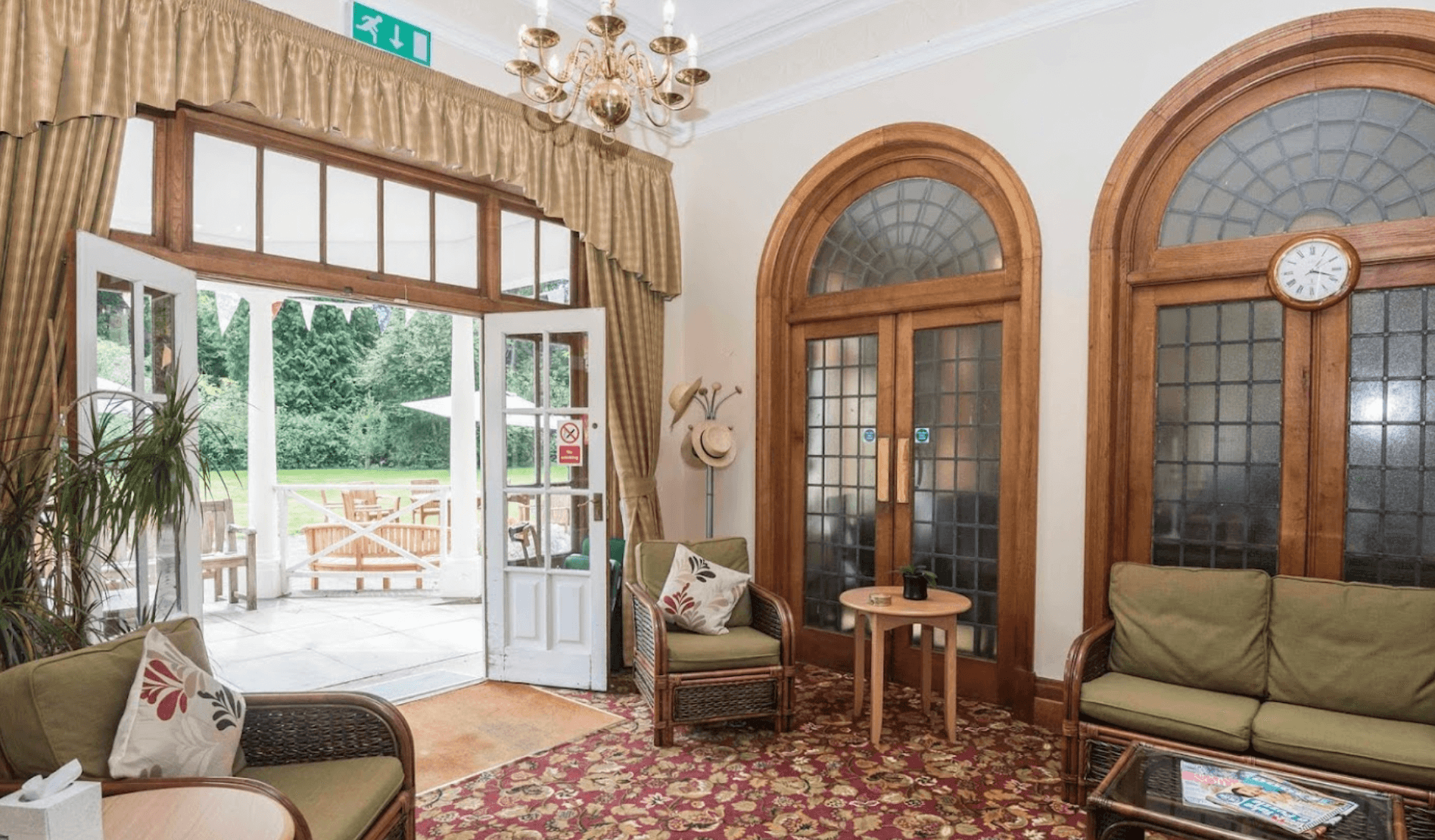 Communal Area at Staplehurst Manor Care Home in Tonbridge, Kent