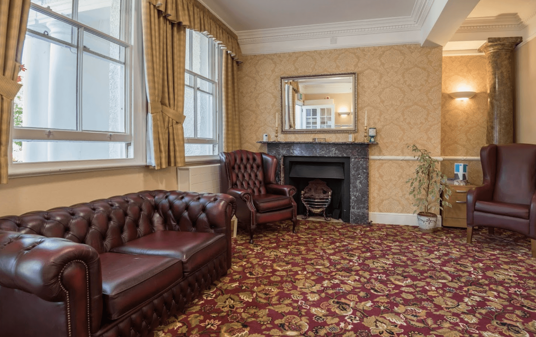 Communal Area at Staplehurst Manor Care Home in Tonbridge, Kent