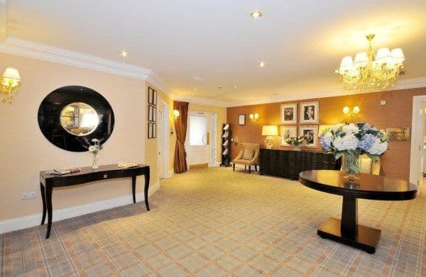 Hallway at Sunnyview House Care Home in Leeds, West Yorkshire