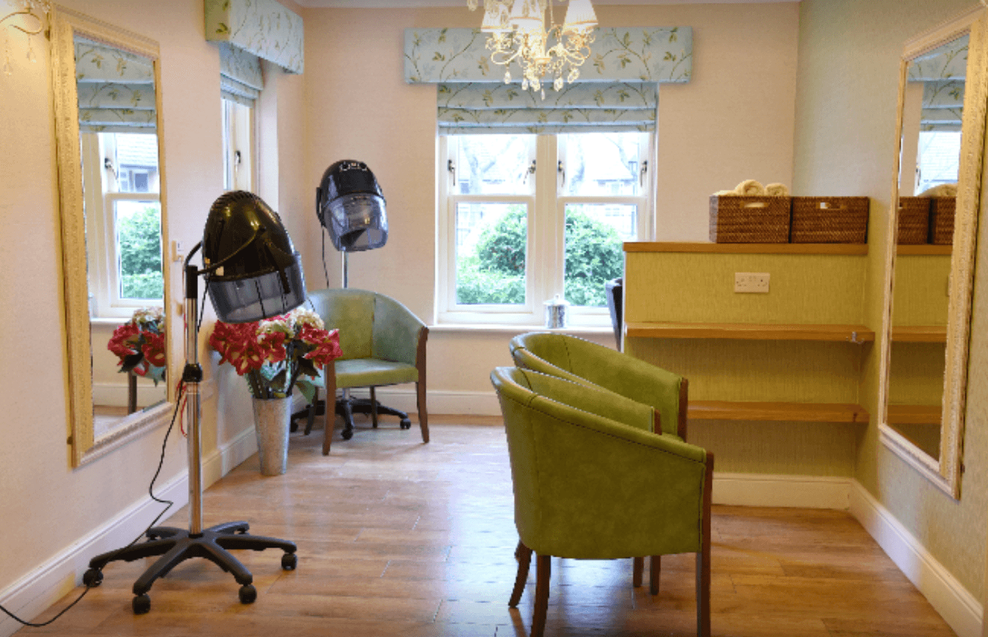 Salon at Sunnyview House Care Home in Leeds, West Yorkshire