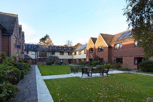 Exterior of Wingham Court Care Home in Esher, Elmbridge