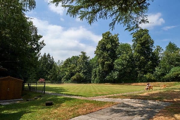 Garden of Wingham Court Care Home in Esher, Elmbridge