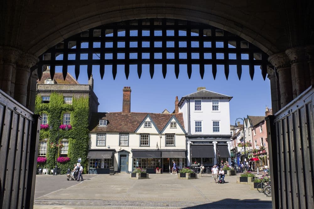 Bury St Edmunds town centre