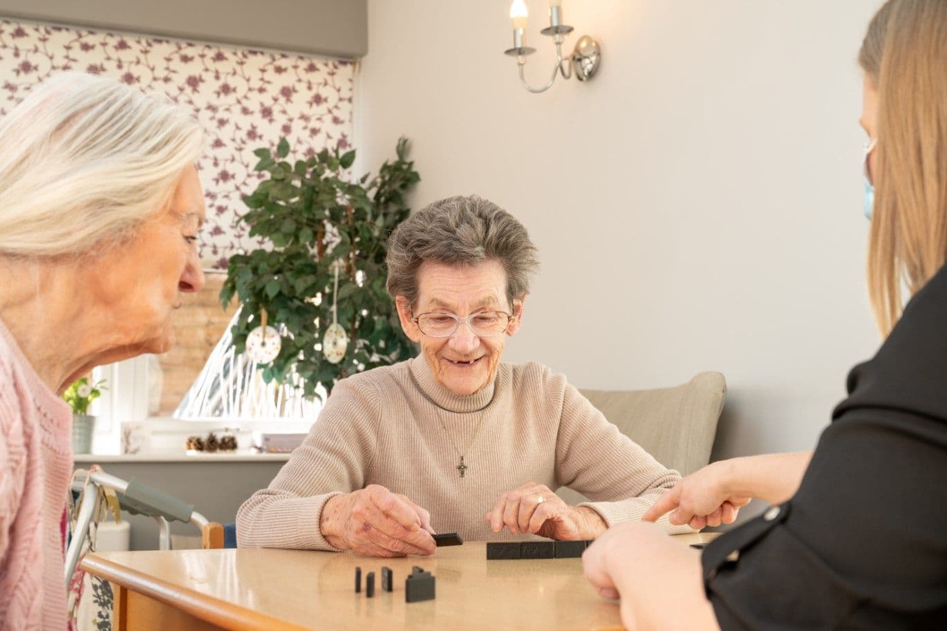 Residents and Staff Inwood House Care Home in Wakefield, West Yorkshire