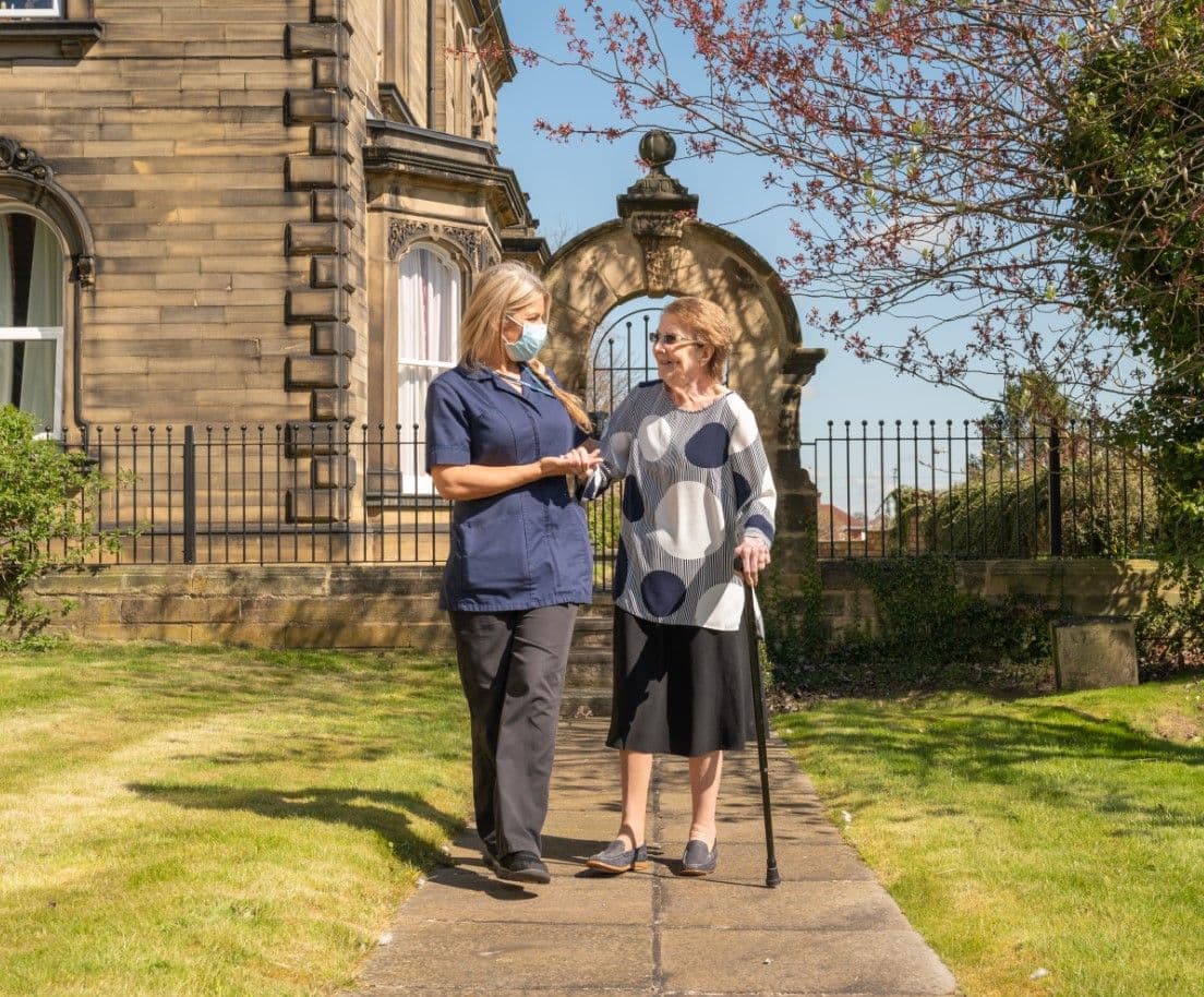 Residents and Staff Inwood House Care Home in Wakefield, West Yorkshire