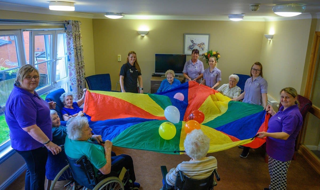 Activity Coordinators of Caledonian Court Care Home in Falkirk, Scotland